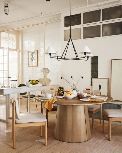 Axis Chandelier - Modern Lighting Fixture with Adjustable Arms & LED B