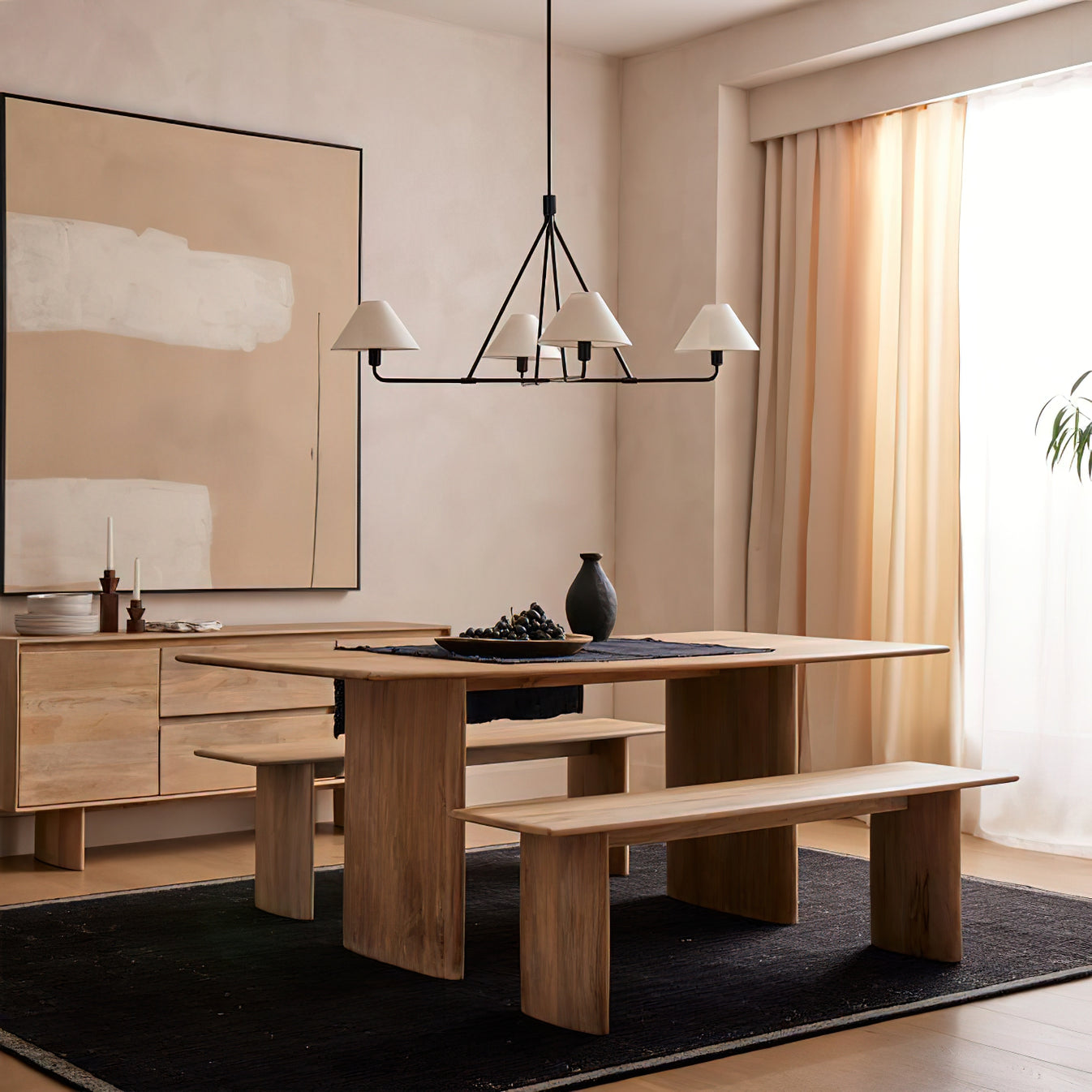 Axis Chandelier - Modern Lighting Fixture with Adjustable Arms & LED B