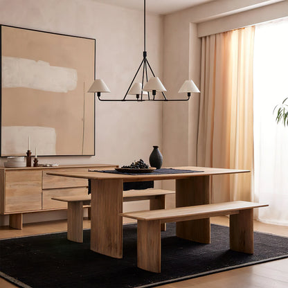 Axis Chandelier - Modern Lighting Fixture with Adjustable Arms & LED B