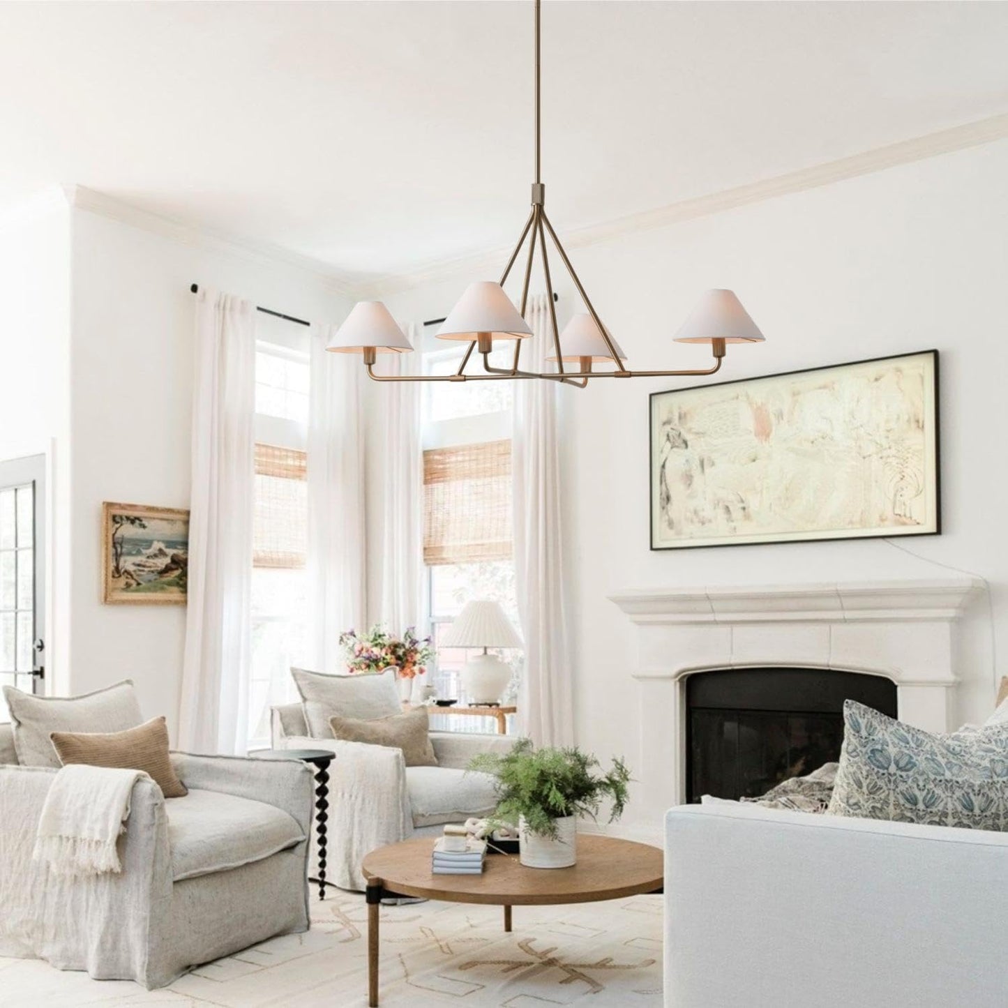 Axis Chandelier - Modern Lighting Fixture with Adjustable Arms & LED B