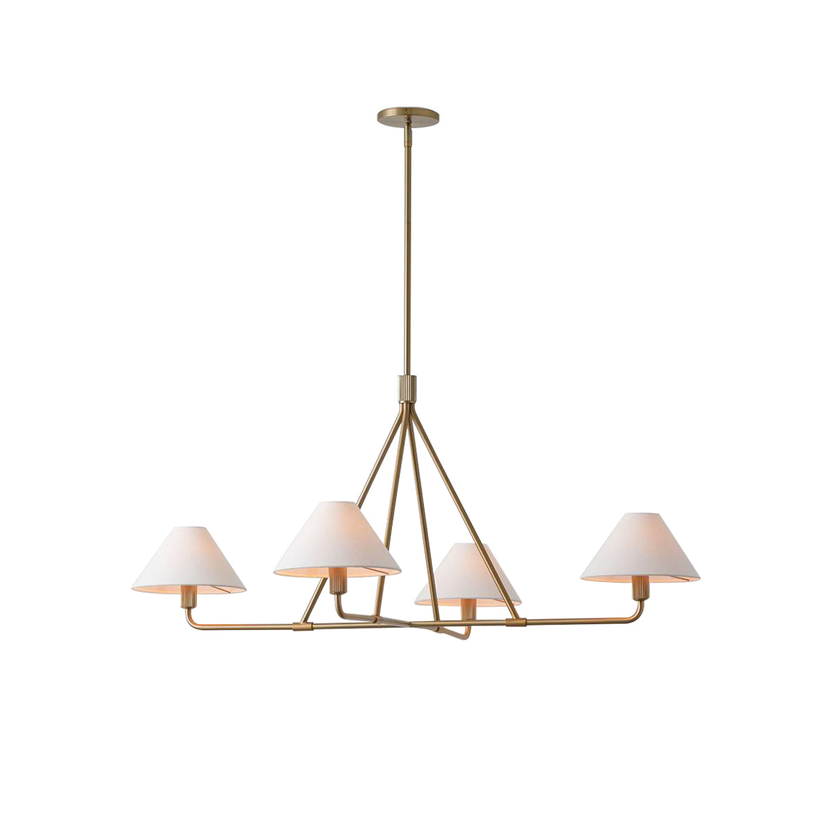 Axis Chandelier - Modern Lighting Fixture with Adjustable Arms & LED B