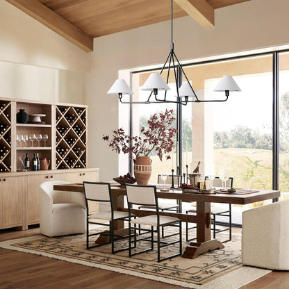 Axis Chandelier - Modern Lighting Fixture with Adjustable Arms & LED B