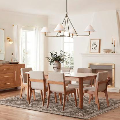 Axis Chandelier - Modern Lighting Fixture with Adjustable Arms & LED B