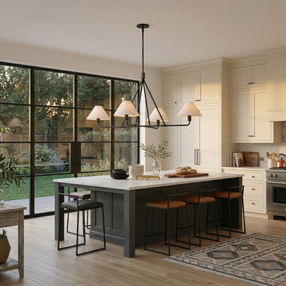 Axis Chandelier - Modern Lighting Fixture with Adjustable Arms & LED B