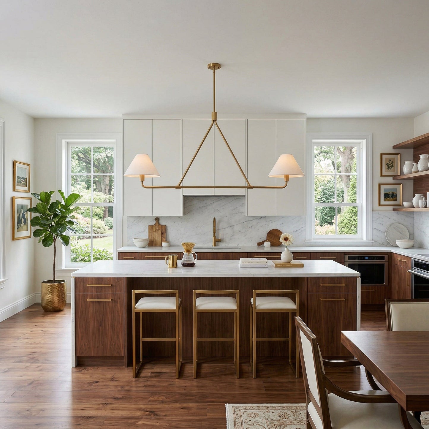 Axis Chandelier - Modern Lighting Fixture with Adjustable Arms & LED B