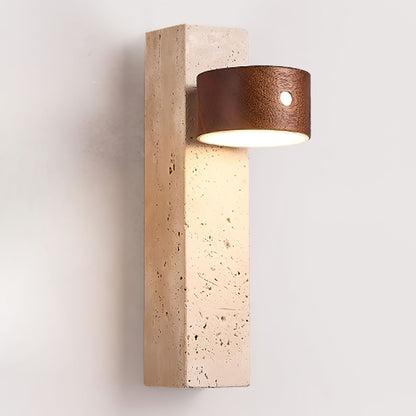 Axis Wood Rechargeable Wall Light - Dimmable, Eco-Friendly Design