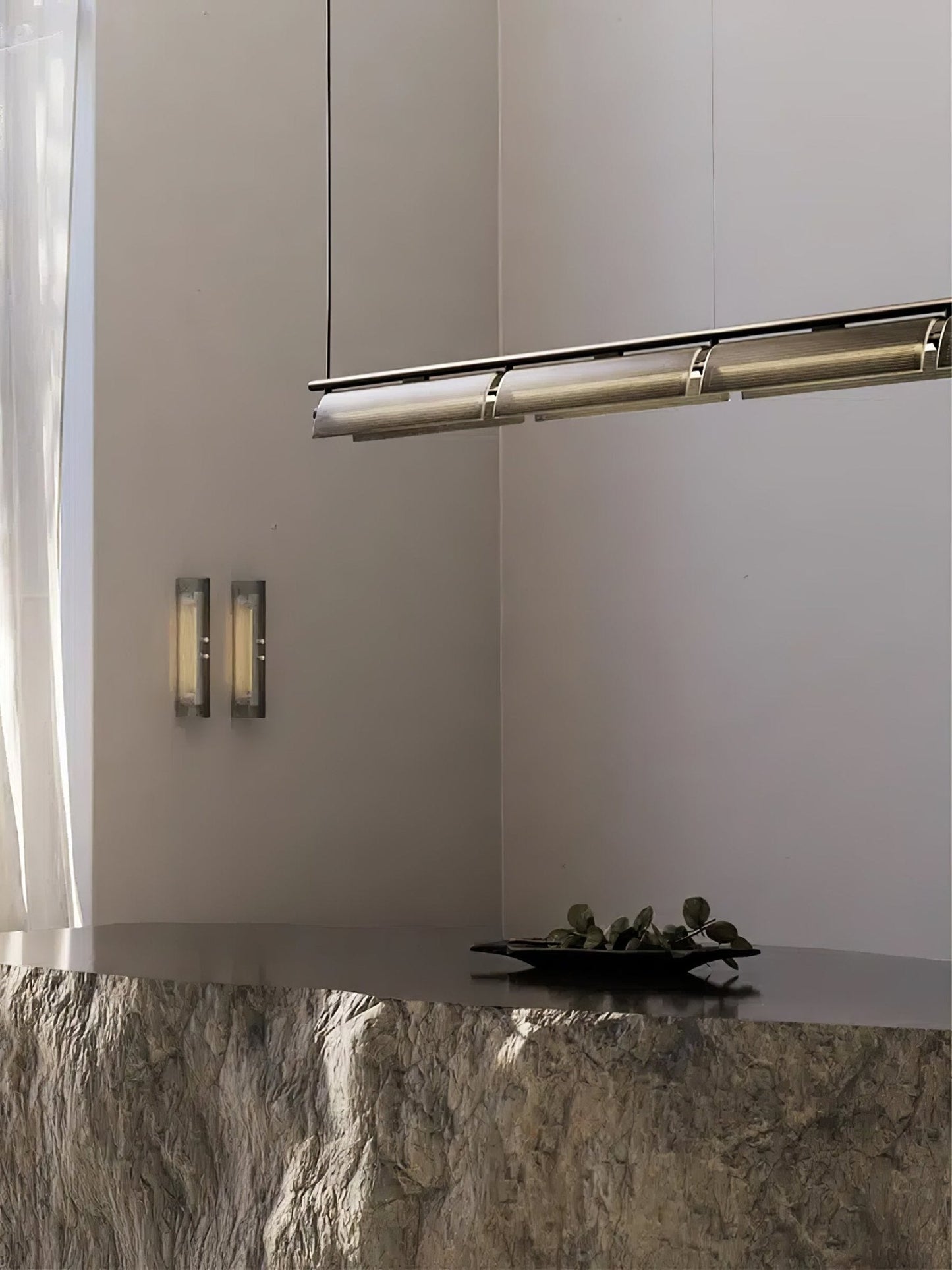 Axya Island Chandelier - Modern Design with Adjustable Height & LED Li