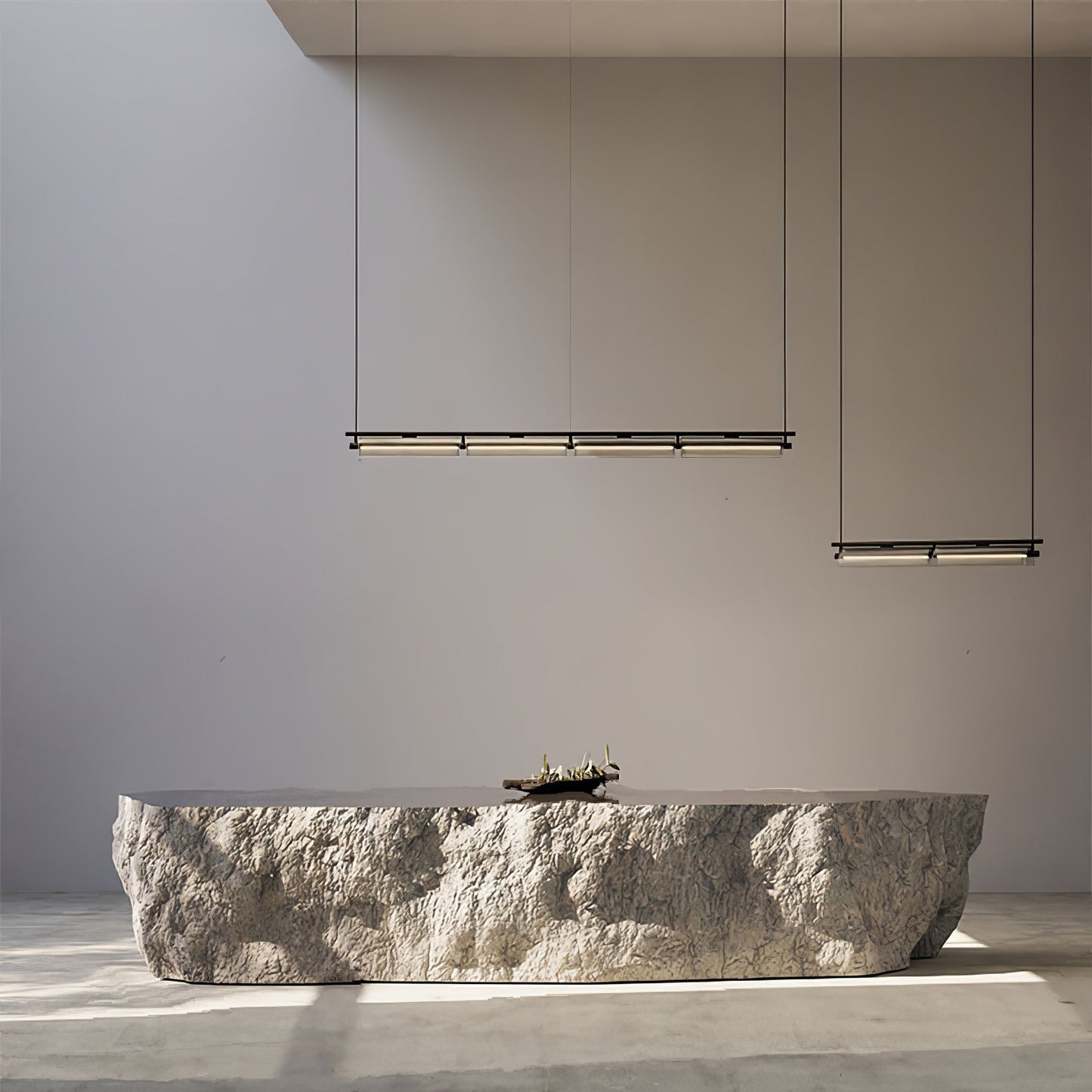 Axya Island Chandelier - Modern Design with Adjustable Height & LED Li