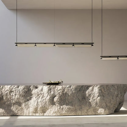 Axya Island Chandelier - Modern Design with Adjustable Height & LED Li