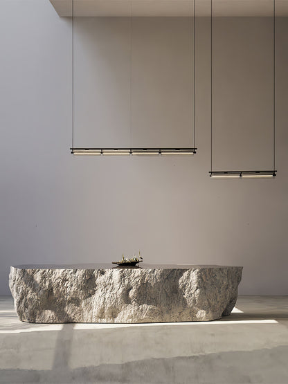 Axya Island Chandelier - Modern Design with Adjustable Height & LED Li