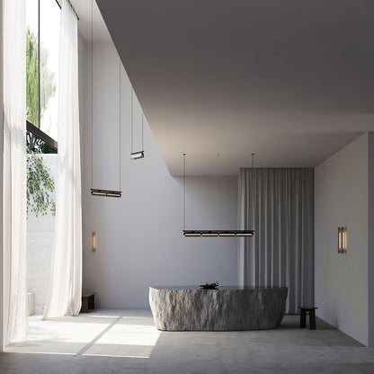 Axya Island Chandelier - Modern Design with Adjustable Height & LED Li