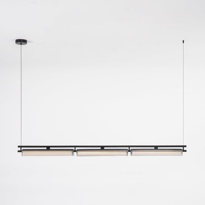 Axya Island Chandelier - Modern Design with Adjustable Height & LED Li