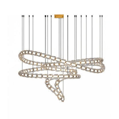 Gabriel Gold Chandelier - Elegant Design with Adjustable Brightness