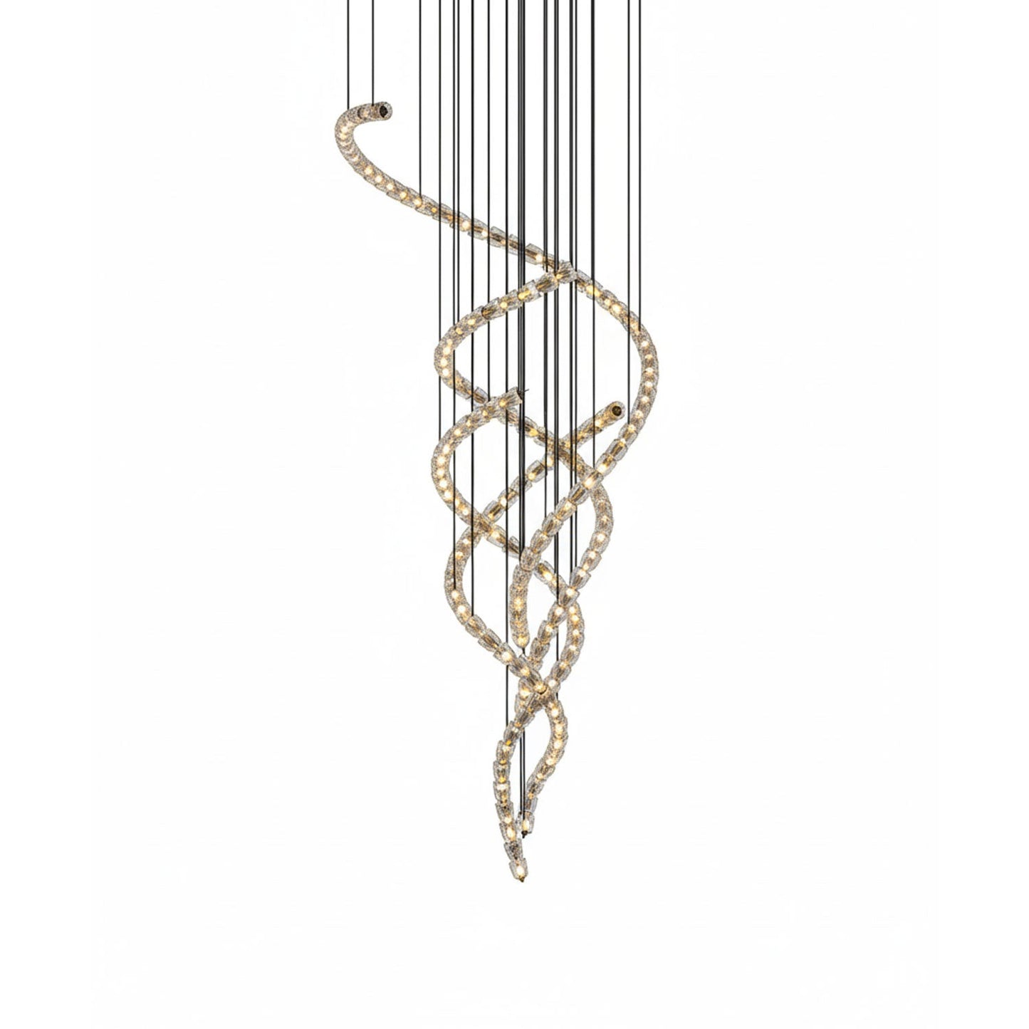 Gabriel Gold Chandelier - Elegant Design with Adjustable Brightness