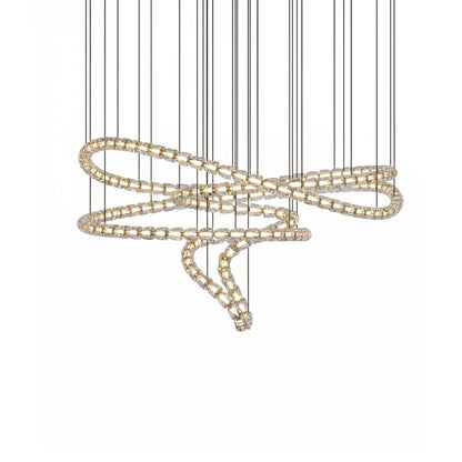 Gabriel Gold Chandelier - Elegant Design with Adjustable Brightness