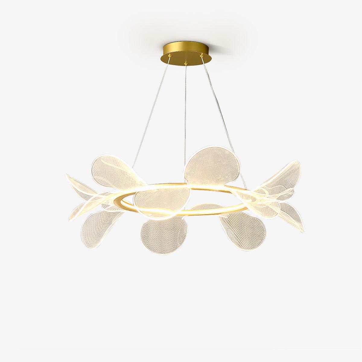 Bain Flying Flowers Chandelier - Elegant Floral Design with Adjustable