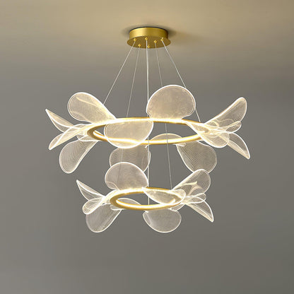 Bain Flying Flowers Chandelier - Elegant Floral Design with Adjustable