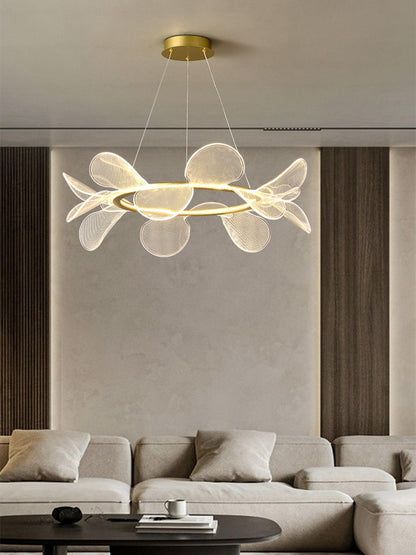 Bain Flying Flowers Chandelier - Elegant Floral Design with Adjustable