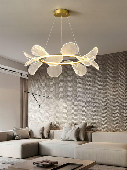Bain Flying Flowers Chandelier - Elegant Floral Design with Adjustable