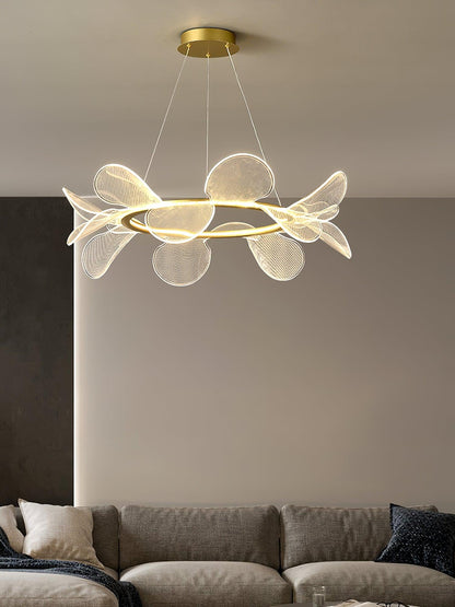 Bain Flying Flowers Chandelier - Elegant Floral Design with Adjustable