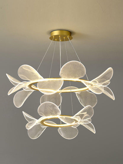 Bain Flying Flowers Chandelier - Elegant Floral Design with Adjustable