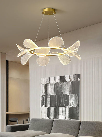 Bain Flying Flowers Chandelier - Elegant Floral Design with Adjustable