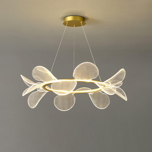 Bain Flying Flowers Chandelier - Elegant Floral Design with Adjustable