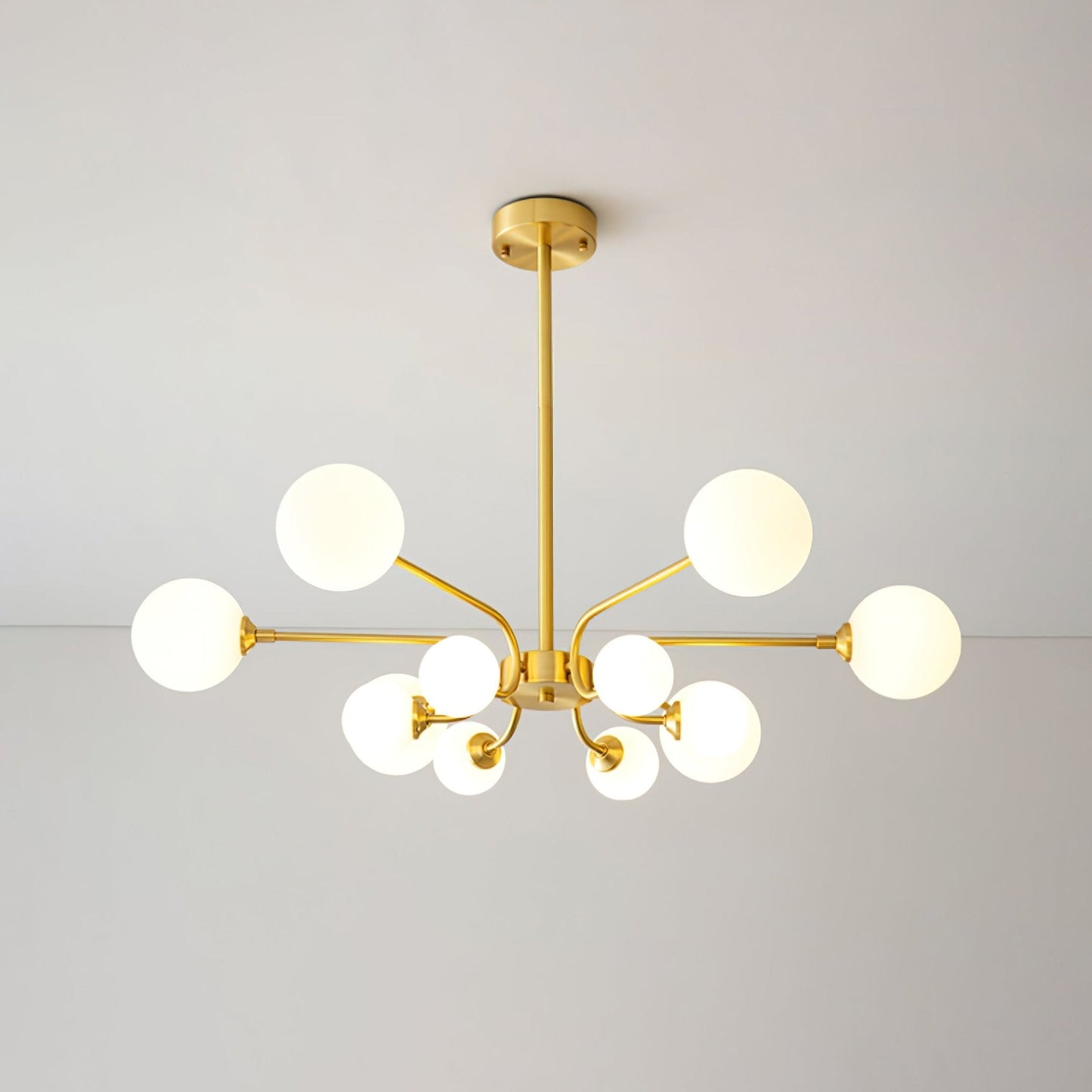 Elegant Balloon Ball Chandelier - Adjustable Height, Energy Efficient