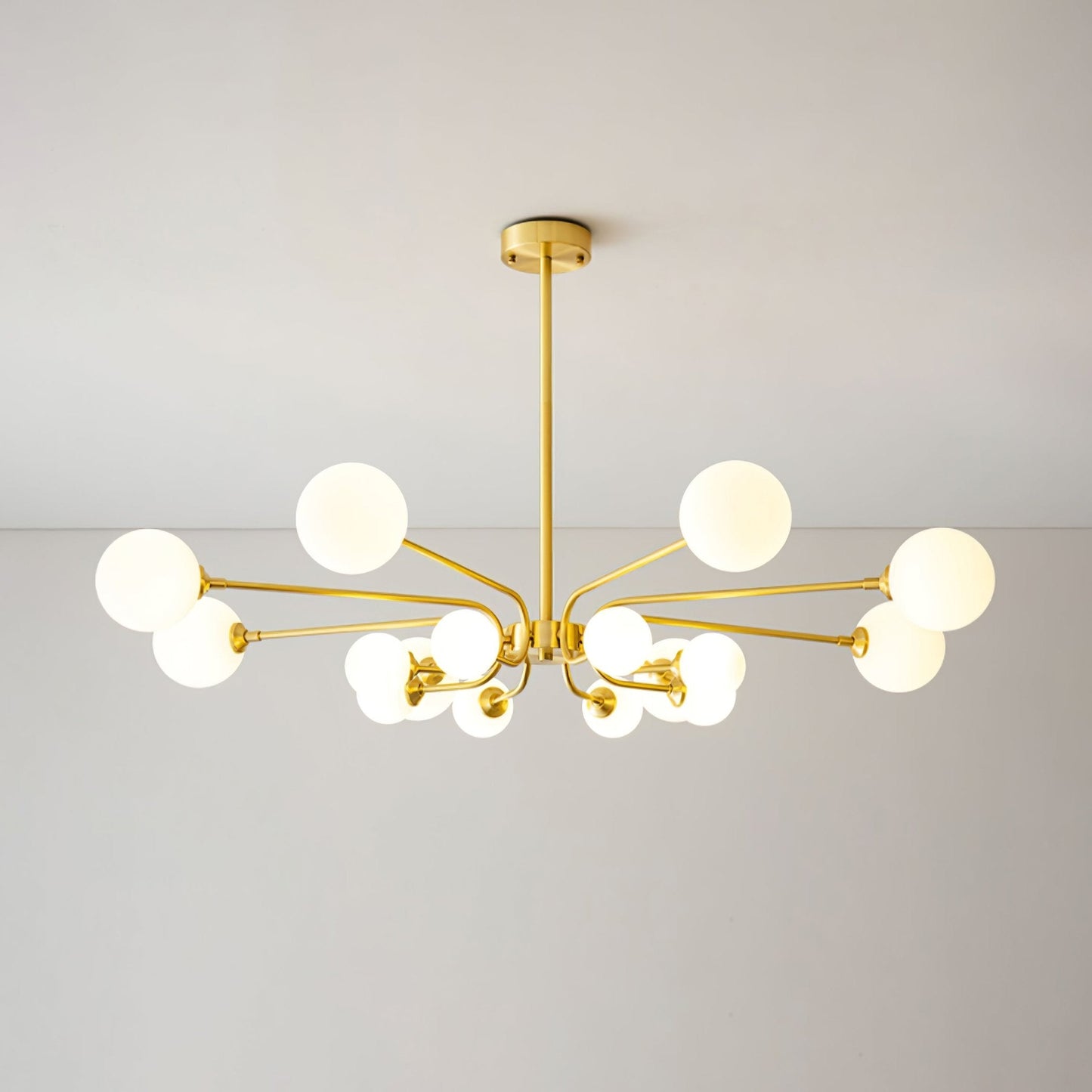 Elegant Balloon Ball Chandelier - Adjustable Height, Energy Efficient