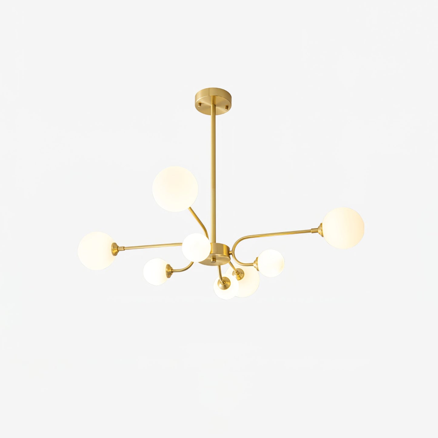 Elegant Balloon Ball Chandelier - Adjustable Height, Energy Efficient