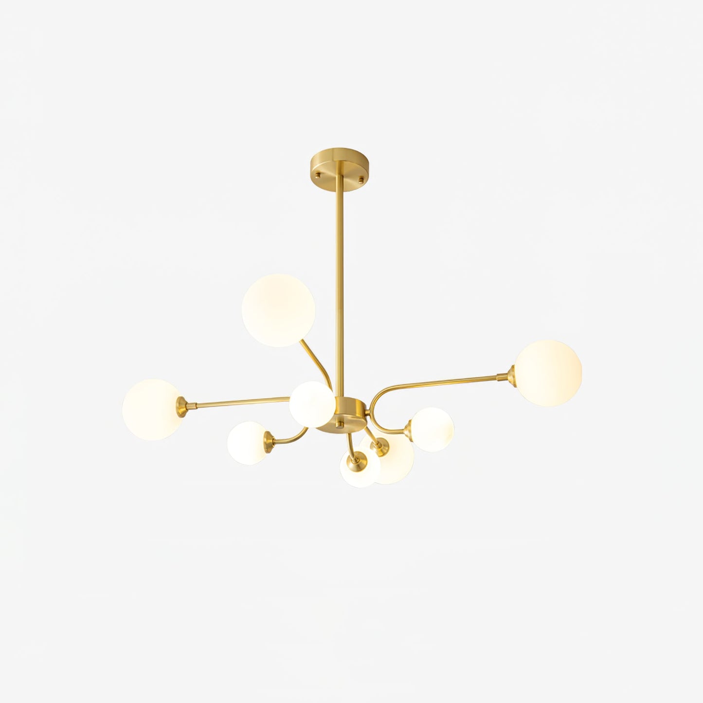 Elegant Balloon Ball Chandelier - Adjustable Height, Energy Efficient