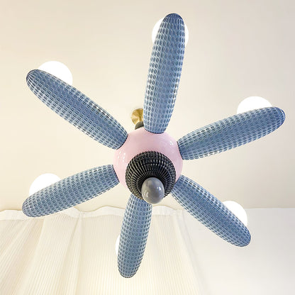 Elegant Balloons Chandelier - Adjustable Height, Colorful LED Lights