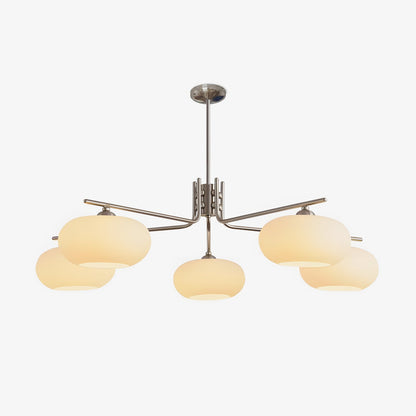 Elegant Crystal Barndon Chandelier with Adjustable Height & Dimmable L