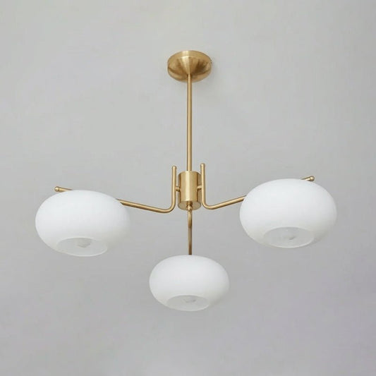 Elegant Crystal Barndon Chandelier with Adjustable Height & Dimmable L