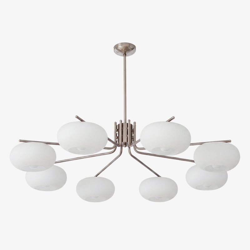 Elegant Crystal Barndon Chandelier with Adjustable Height & Dimmable L