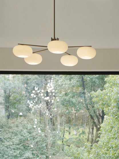 Elegant Crystal Barndon Chandelier with Adjustable Height & Dimmable L