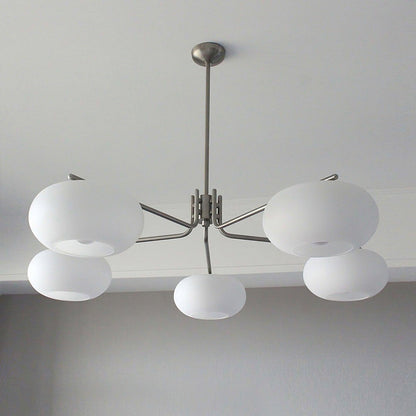 Elegant Crystal Barndon Chandelier with Adjustable Height & Dimmable L