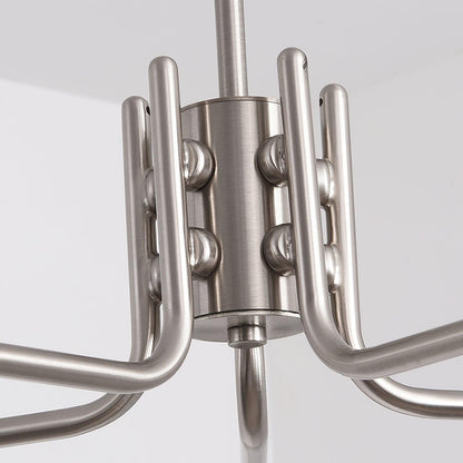 Elegant Crystal Barndon Chandelier with Adjustable Height & Dimmable L