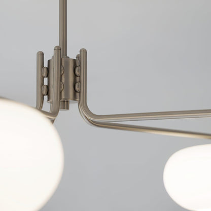 Elegant Crystal Barndon Chandelier with Adjustable Height & Dimmable L