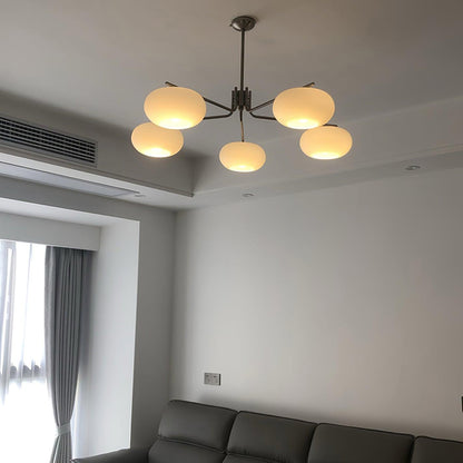 Elegant Crystal Barndon Chandelier with Adjustable Height & Dimmable L