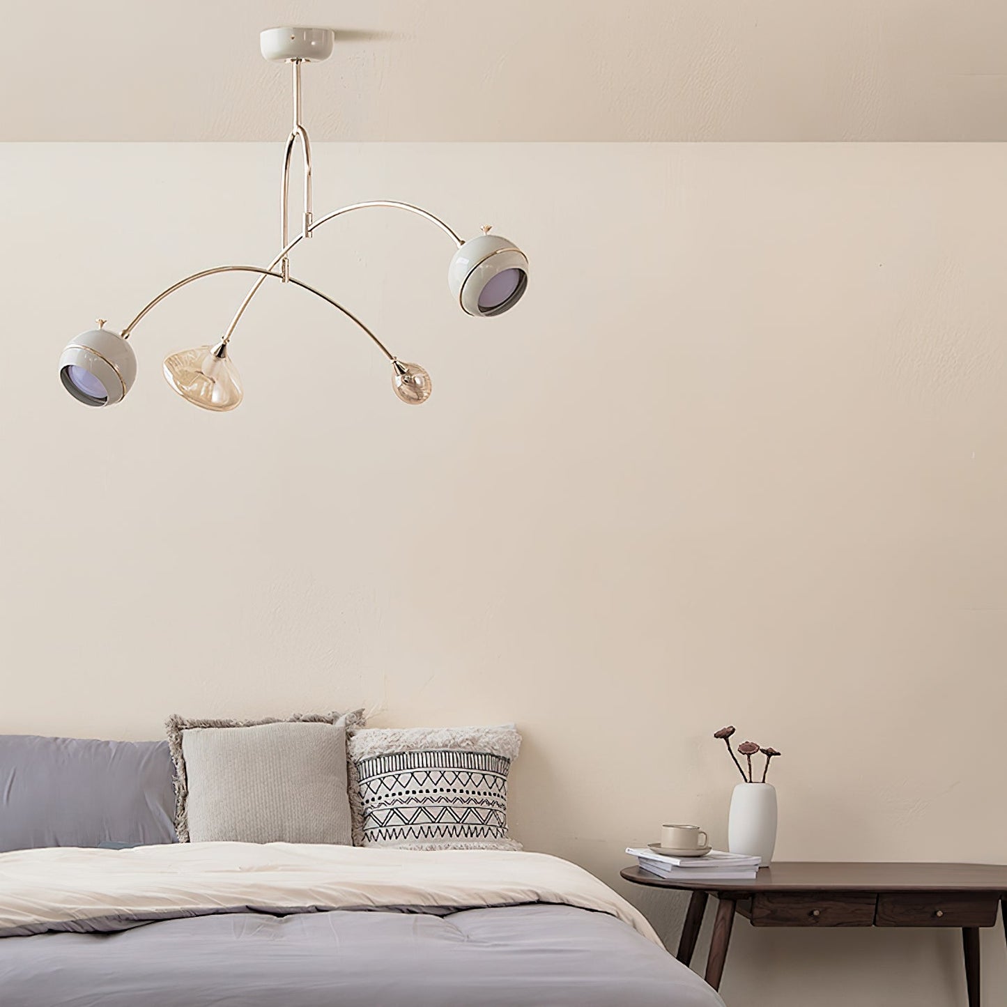 Elegant Beanie Chandelier - Adjustable Height, Energy-Efficient LED