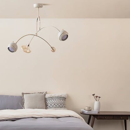 Elegant Beanie Chandelier - Adjustable Height, Energy-Efficient LED