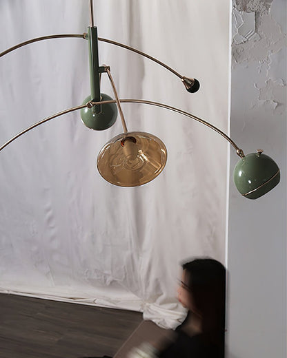 Elegant Beanie Chandelier - Adjustable Height, Energy-Efficient LED