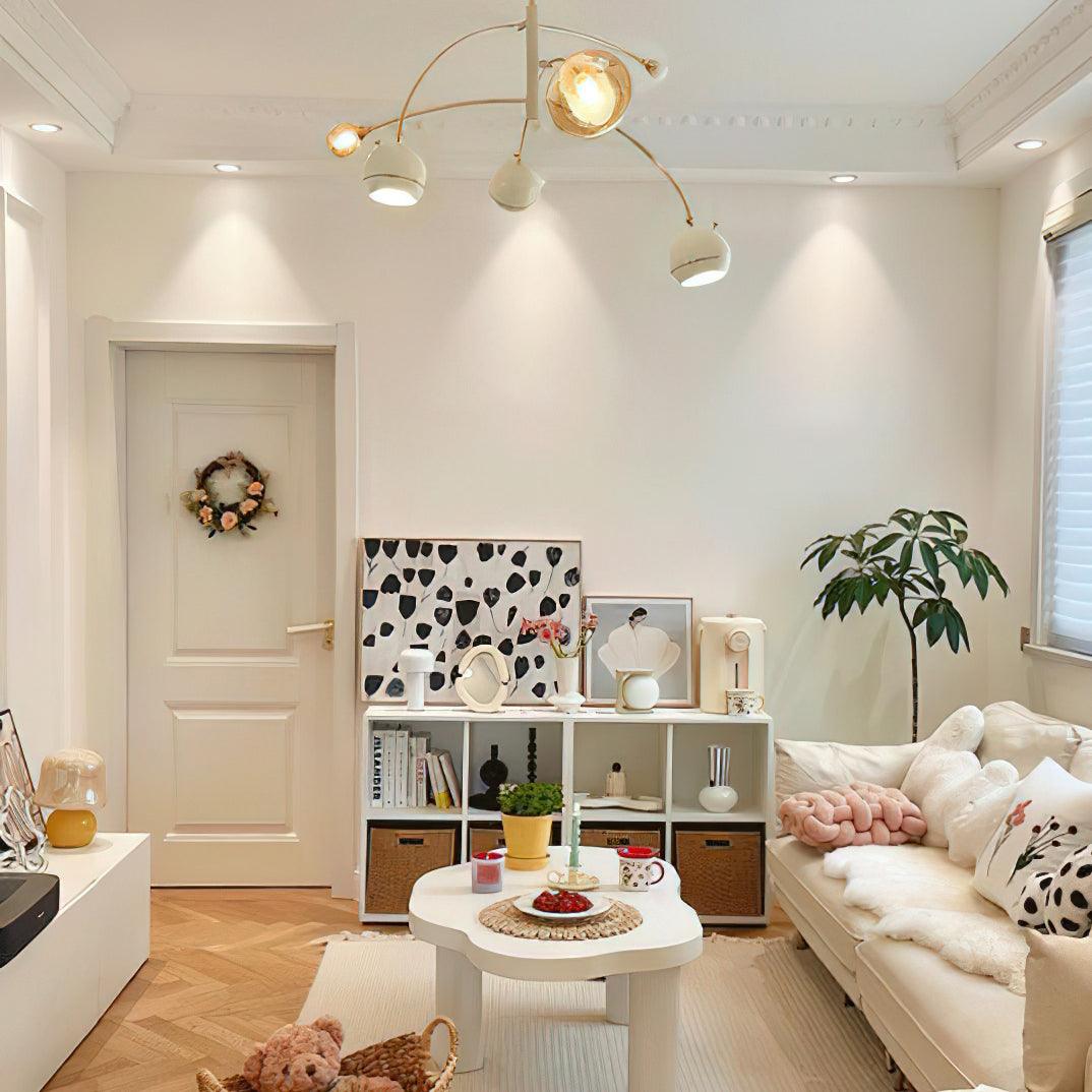 Elegant Beanie Chandelier - Adjustable Height, Energy-Efficient LED