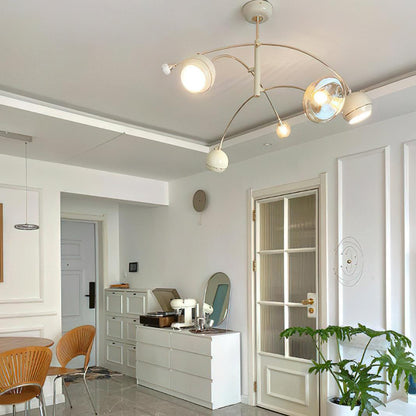 Elegant Beanie Chandelier - Adjustable Height, Energy-Efficient LED