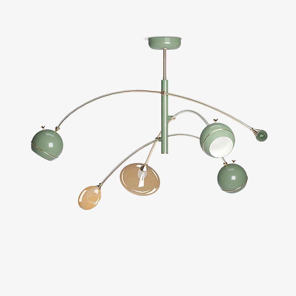 Elegant Beanie Chandelier - Adjustable Height, Energy-Efficient LED
