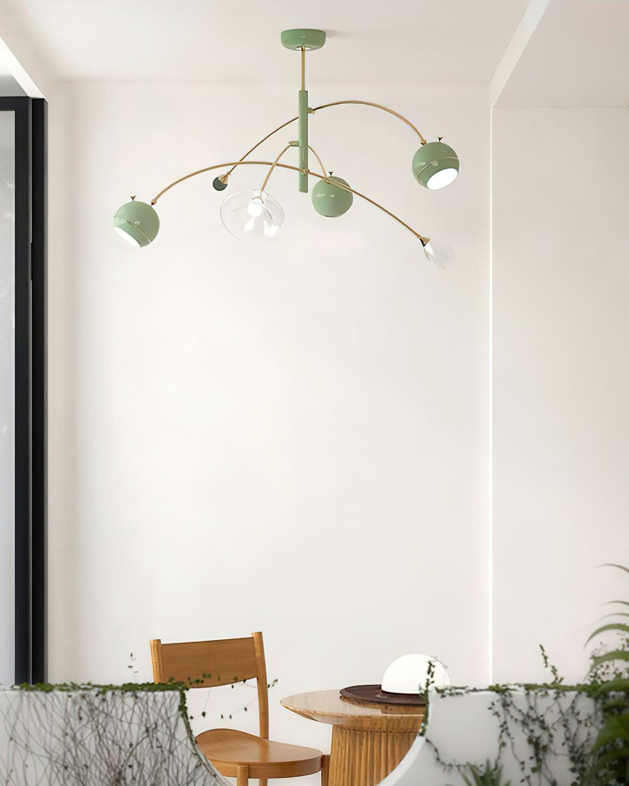 Elegant Beanie Chandelier - Adjustable Height, Energy-Efficient LED