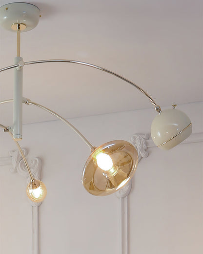 Elegant Beanie Chandelier - Adjustable Height, Energy-Efficient LED