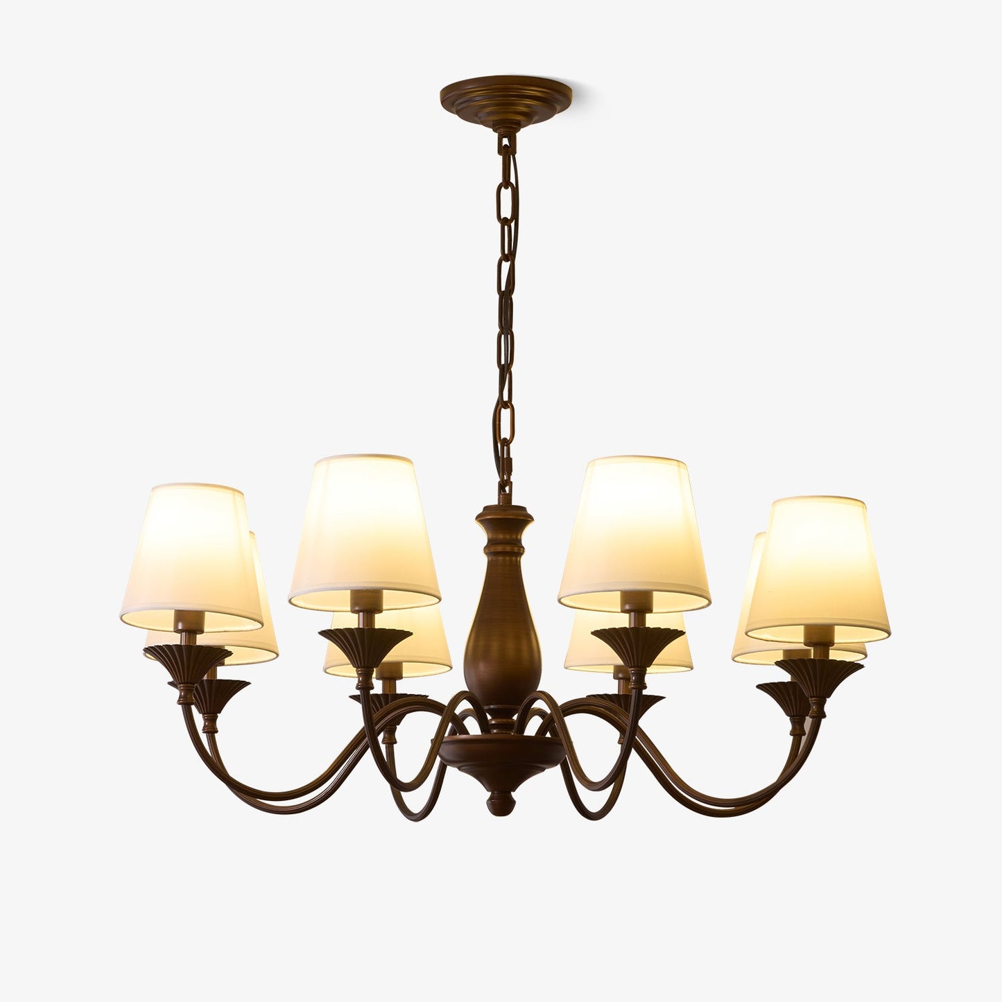 Beatrice Vintage Chandelier - Elegant Design with Crystal Accents