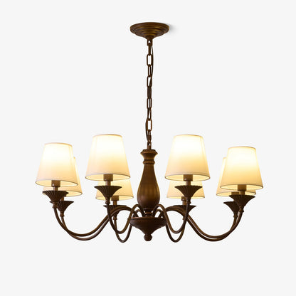 Beatrice Vintage Chandelier - Elegant Design with Crystal Accents